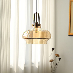 Creative Unique Nordic Style Modern Minimalist Retro Dining Room Pendant Lights Glass Lamps for Bedroom Dining <b>Table</b> Bar Counter - Product Image 1