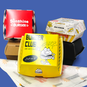 Caja de Papel para Almuerzo de Alta Calidad, Tamaño McDonald's, Desechable, para Ensaladas, Sushi, Papas Fritas, Alitas de Pollo Frito y Hamburguesas - Product Image 4