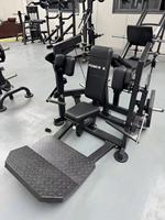 Appareil de musculation des jambes professionnel en acier à charge par plaques de sécurité