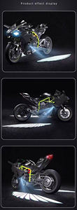 <span class=keywords><strong>Accessoires</strong></span> pour moto, 2 pièces, projecteur LED sous le châssis de la moto, ailes d'ange fantômes, lumière laser, lumière LED pour moto - Product Image 2