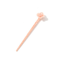 Nouvelle Pince à Cheveux Rose en Acétate Tendance, Sensation Haut de Gamme pour Chignons Arrière, Polyvalente pour Usage Quotidien et Souvenir de Voyage
