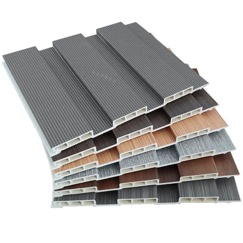 Hot sale high grade indoor and outdoor use extroer wpc strip wall panel