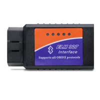 ELM327 OBD2 V2.1 Interfaz Bluetooth Herramienta de diagnóstico de coche de alta calidad Analizador de motor Escáner de código Detector de fallas Automotrices