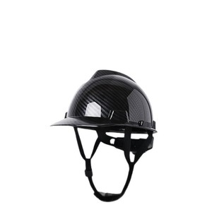 Likai Carbon Fiber Patterned Safety Helmet Black Abs Construction Site Hard Hat 6 Point Suspension Cotton Lining - Product Image 5