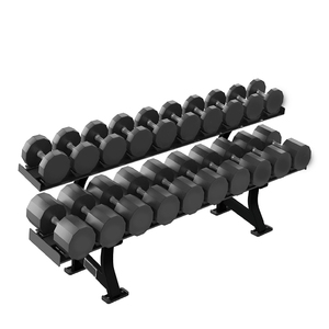 Negozio di vendita caldo 10 paia di manubri ordinatamente con questo pesante Rack perfetto per la casa e le palestre commerciali - Product Image 1