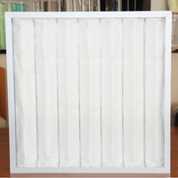 Filtre rigide F7 pour systèmes HVAC, grande capacité de retention de poussière, pour l'électronique pharmaceutique et les systèmes de ventilation de salles blanches