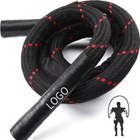 FDFIT Yetişkin Ağırlıklı Atlama İpi Battle Ropes, Erkekler ve Kadınlar İçin Ev Spor Salonu Fitness Aksesuarları