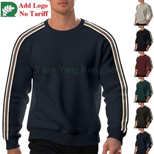 Camiseta Básica Unisex de Otoño Personalizada, 100% Algodón, Manga Larga, Hombros Caídos, Estilo Holgado, Impresión Digital, Camisetas Lisas - Product Image 3