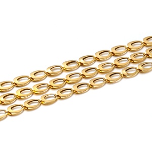 Cadenas Hechas a Mano <span class=keywords><strong>de</strong></span> Acero Inoxidable <span class=keywords><strong>de</strong></span> 5 mm <span class=keywords><strong>de</strong></span> Ancho, Huecas, Curvadas, <span class=keywords><strong>de</strong></span> Doble Capa, con Diseño <span class=keywords><strong>de</strong></span> Gota <span class=keywords><strong>de</strong></span> Agua, para Accesorios <span class=keywords><strong>de</strong></span> Joyería - Product Image 4