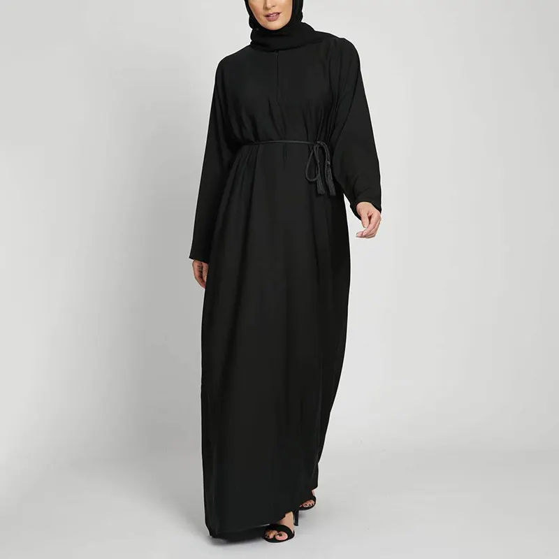 قفطان طويل الأكمام, قفطان طويل الأكمام ، ملابس إسلامية تركية ، رداء صلاة ، فستان مسلم ، عباية std1050