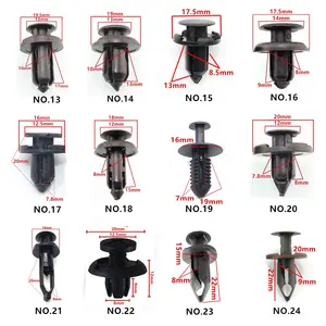 Clip For Car High Quality 60 Kinds Car Trim Clips Small Plastic Auto Fasteners Clip For Car Bumper/Door Panel