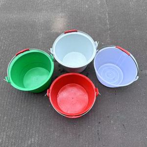 <b>Plastic</b> Cement Bucket 1510 Red Transparent Green Gray Black Injection Molding Agricultural Construction Use - Product Image 2