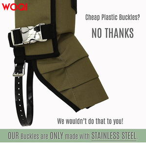 Protections pour jambes WOQI pour la randonnée, l'alpinisme, le camping, protection contre les serpents, mollets adultes, polyester, équipement de plein air - Product Image 5