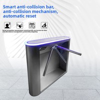 Torniquete de tres rodillos para acceso peatonal, sistema de control de acceso con reconocimiento de código sanitario para obras de construcción, modelo 304