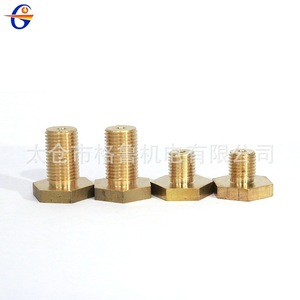 Conector de tubo de alimentación de alambre, enchufe de rosca externa de cobre GL-20190729 para robot de soldadura - Product Image 3