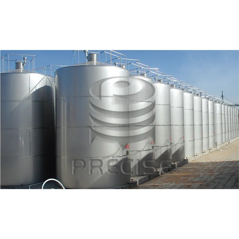 Gıda fabrikası için 5000 10000 litre paslanmaz çelik ayçiçeği yağı pişirme sebze yenilebilir yağ depolama tankı