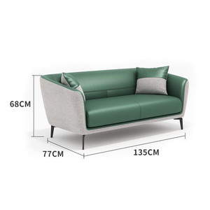 Bán Sỉ Nội Thất Sofa Văn Phòng Hiện Đại Khung Gỗ Văn Phòng Ghế Sofa Da + Cotton 1 Đến 3 Chỗ Ngồi Ghế Sofa Đồ Nội Thất Phòng Khách - Product Image 5