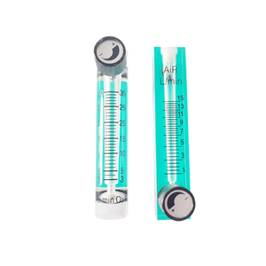 Rotamètre de type analogique Oxygène Système de débit de gaz industriel Régulateur d'oxygène portable avec débitmètre 15LPM Débitmètre d'oxygène médical - Product Image 1
