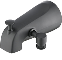 Mitigeur bain-douche chaud/froid à deux fonctions avec fonction massage, bec extractible haute pression et raccord latéral pour douchette à main
