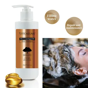 Nhãn Hiệu Riêng Bán Chạy Nhất Dầu Gội Tóc Có Sẵn Dầu Argan Châu Phi Xoăn Chăm Sóc Tóc Sulfate Miễn Phí Dầu Gội