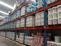 Adhésif acrylique à faible odeur à base d'eau Bander pour la construction de revêtements de sol en PVC, liquide blanc de haute qualité et haute viscosité