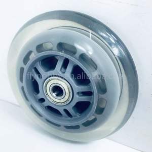 4 pouces linline skate wheels lucency pu filling wheel pour scooter skate - Product Image 2