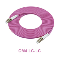Cordons de raccordement en fibre optique de haute qualité avec connecteurs (SC/LC/FC/ST), longueurs personnalisées, livraison rapide, cordon de raccordement en fibre optique multimode OM4 à double fibre