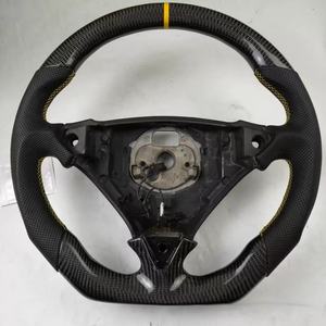 Volant de voiture en fibre de carbone pour Porsche Lenkrad Cayenne Panamera <span class=keywords><strong>911</strong></span> 997 985 981 Mk2 Boxster Cayman 987 Accessoires de voiture - Product Image 1