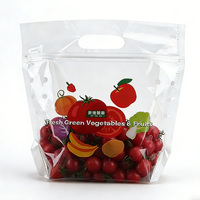 Op maat bedrukte ziplock zakken, plastic ziplock verpakkingszakken, ziplock plastic zakken voor fruit en groenten