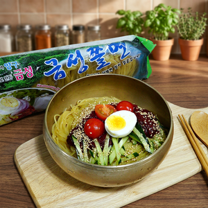 [Kumsung] comida congelada Fideos fríos masticables Comida coreana Auténticos fideos fríos coreanos Refrescante Baja en calorías Comida fácil de preparar - Product Image 2