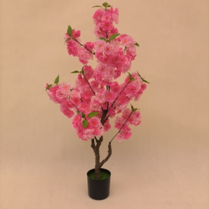 Nouvelle Plante Artificielle en Pot de Petite Taille, Fleur de <span class=keywords><strong>Cerisier</strong></span> Simulée Haute Fidélité, pour Mariage, Bureau, Maison, Jardin, Décoration - Product Image 6