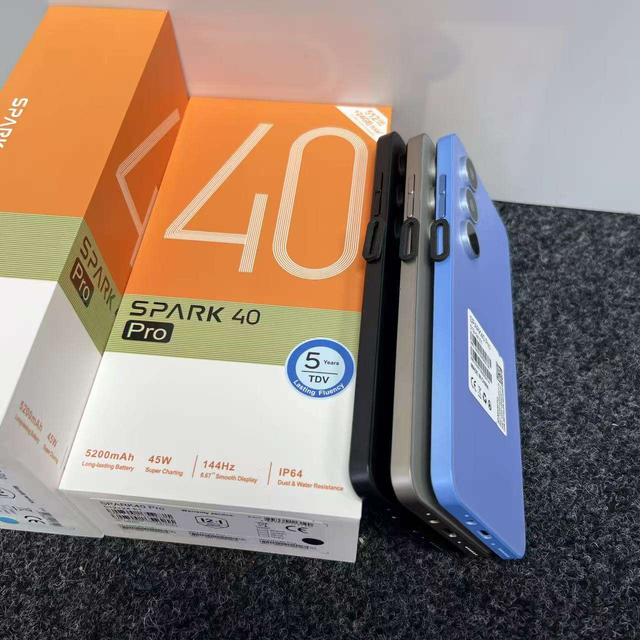 Crisp Details SPARK40 Pro Plus 4G Unlocked Android Smartphone HD OLED Dual SIM 512GB Spark 40 Pro Plus Mobile Phones