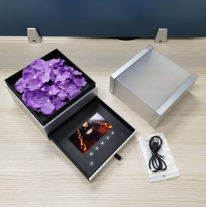 Caja <span class=keywords><strong>de</strong></span> Regalo <span class=keywords><strong>de</strong></span> Exhibición <span class=keywords><strong>de</strong></span> Lujo con Tapa <span class=keywords><strong>de</strong></span> Acrílico Transparente Personalizada, Control <span class=keywords><strong>de</strong></span> Luz, Pantalla LCD, Caja <span class=keywords><strong>de</strong></span> Flores con Video - Product Image 6