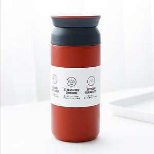 2025 Neuheiten 350ml/500ml Doppelwandige Edelstahl-Thermoskanne Prägnante Vakuum flasche mit Deckel - Product Image 2