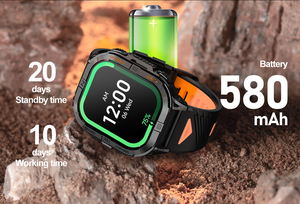 GPS thể thao thông minh đồng hồ K72 BT cuộc gọi giám sát áp lực thở đào tạo với đèn pin 3ATM không thấm nước tùy chỉnh Smartwatch - Product Image 4