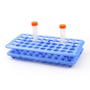 Support de tubes à essai multifonctionnel en plastique pour laboratoire, 50 puits, pour tubes de centrifugation - Product Image 2