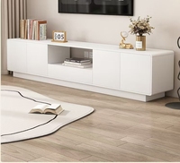 Massivholz Moderner TV-Schrank - Minimalistischer Freistehender Eckschrank mit Abgerundeten Ecken für Wohnzimmer & Schlafzimmer - Großhandel ab Werk