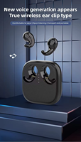 Headset Nirkabel T70 Invisible Tws Earbuds Handsfree Stereo 9d untuk Olahraga dan Gaming, Airbuds On-ear Bt 5.4, Earphone untuk Tidur