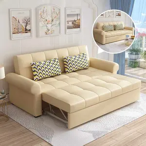 التصميم الحديث أريكة سرير النمط الأوروبي للطي سرير أريكة لغرفة المعيشة