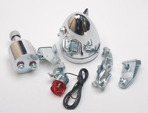 Kit de phare et de feu arrière LED pour vélo à moteur, générateur de friction, dynamo, phare avant et feu arrière, vélo de montagne, <span class=keywords><strong>VTT</strong></span>, 12V 6W - Product Image 3