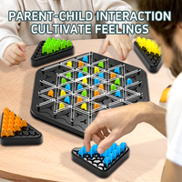 Meilleure Vente : Jeu d'Échecs Triangle en Plastique, Casse-tête Géométrique pour le Cerveau, Jouet Éducatif pour Familles et Enfants