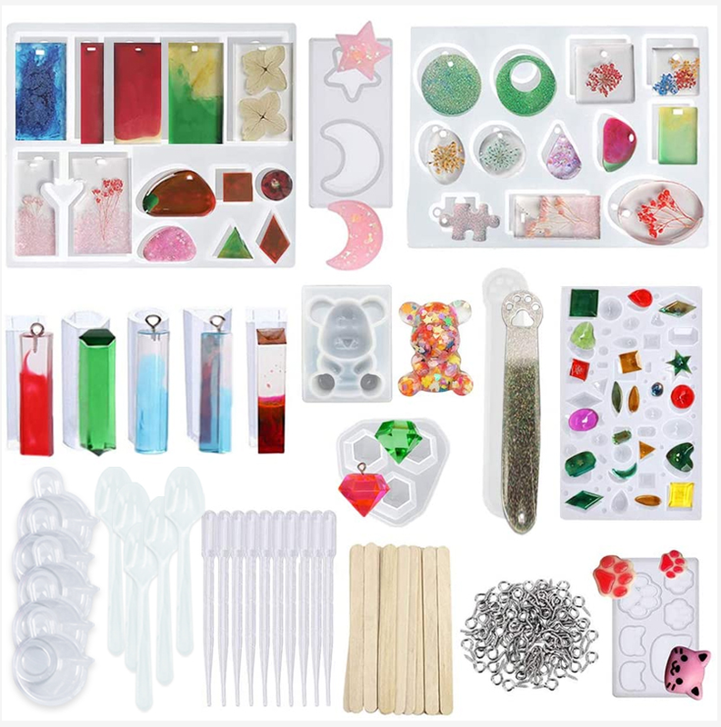 30pcs Resin Jewelry Mold Silicone Molds