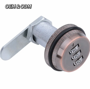 שילוב 3 ספרות חכם סגסוגת אבץ ארון מגירות דלת גלגל חיוג מנעול סיסמא דיגיטלית מנעול מצלמת - Product Image 4