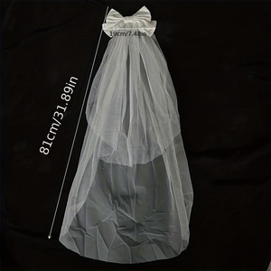 Rubans de voile en gros pour mariages, cadeaux de remerciement personnalisés pour demoiselles d'honneur, <span class=keywords><strong>mariée</strong></span>, et décorations de fête prénuptiale - Product Image 4