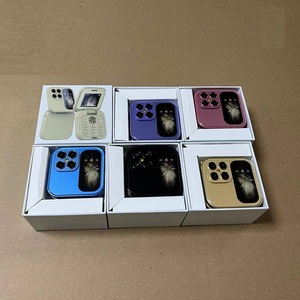 Teléfono Móvil Plegable I17 PRO de Fábrica al por Mayor con Doble Tarjeta SIM, Reproductor de Video y Red 2G, Teléfono Básico de Tamaño Mini - Product Image 1