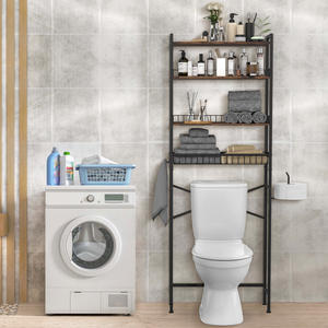 Estante de Almacenamiento para Inodoro de Diseño Moderno y Ecológico, de 4 Niveles Ajustables, Independiente, Organizador de Baño, Ahorro de Espacio - Product Image 6