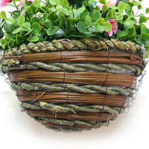 ตะกร้าแขวนใบยูคาลิปตัสดอกไม้ประดิษฐ์ทำจากพลาสติก HL-8 - Product Image 4