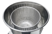 Commerciële roestvrijstalen groentespinner centrifugale voedseldroger voor restaurant voedselverwerking