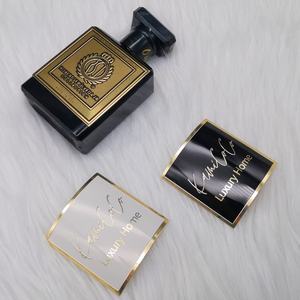 Custom Adhesive Metal Wine/Perfume Logo <b>Sticker</b> <b>Label</b> Embossed Aluminum with Craft Use for Candle & Crafts - Product Image 4