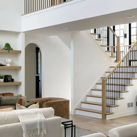 Escalier PRIMA simple et élégant avec rampe et main courante, ensemble d'escalier intérieur moderne pour la maison, meilleur prix